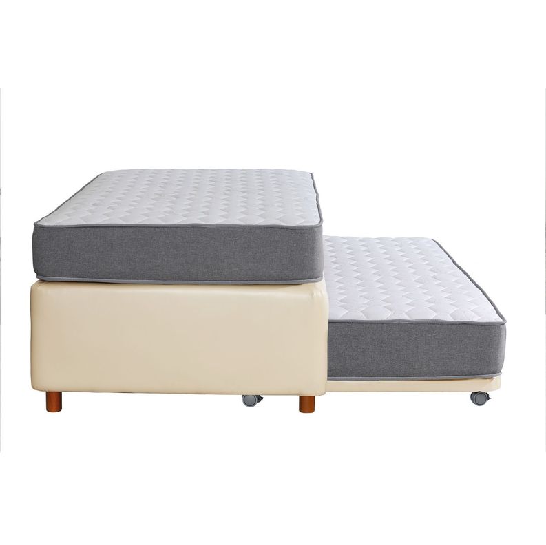 CAMA NIDO ZEN BEST PU BEIGE 1 1/2 PZA-2
