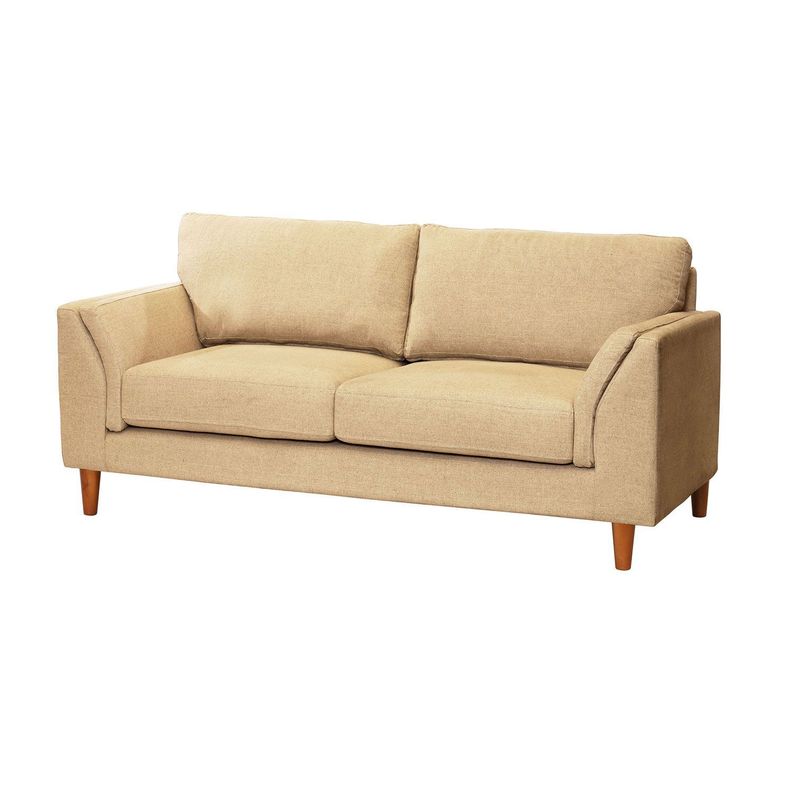Sofa Milan 2C Con Resortes Pocket Lino Natural-1