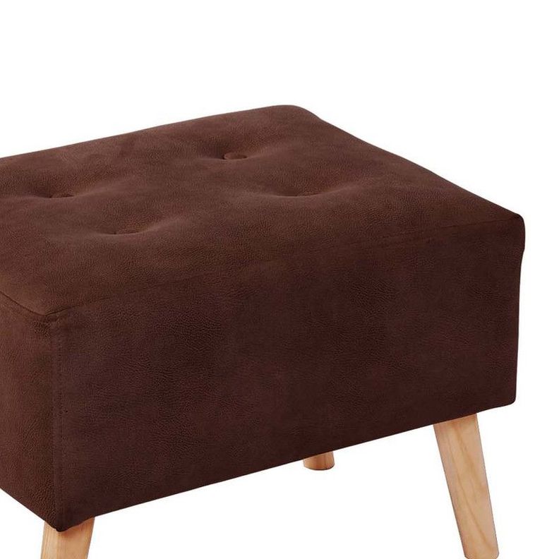 Pouf Niza  Cuero Kentucky Cafe Moro-1