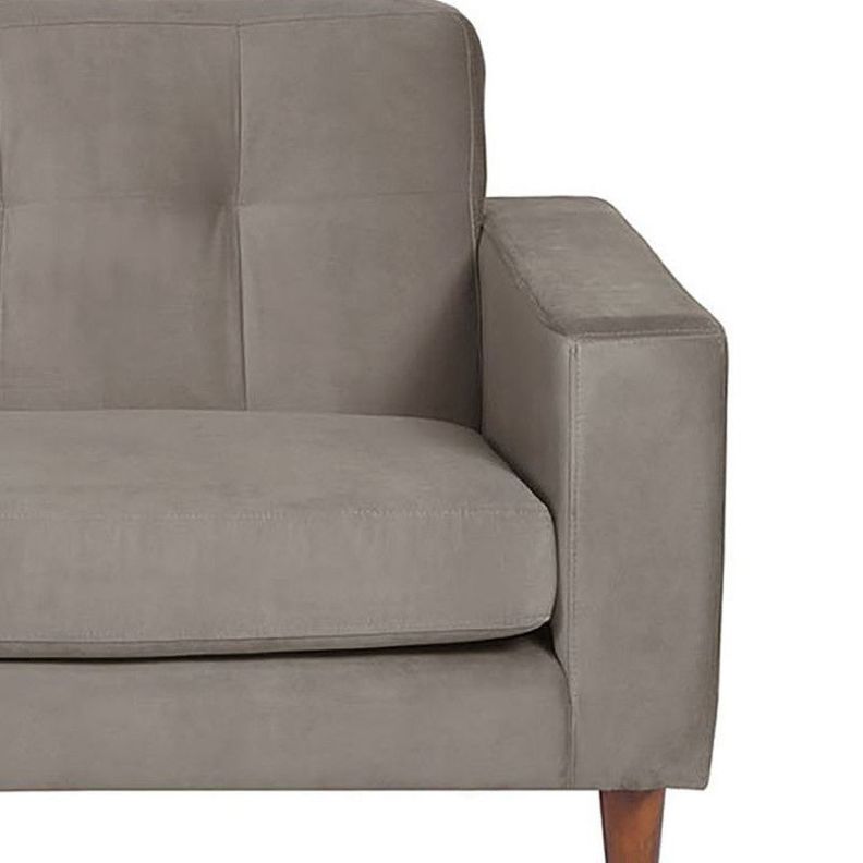 Sofa Chaiselong Izq Salerno Tela  Velvet  Gris-2