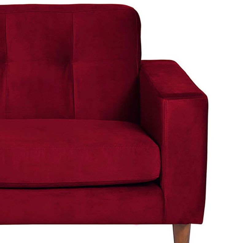 Sofa Chaiselong Izq Salerno Tela  Velvet  Burdeo-3