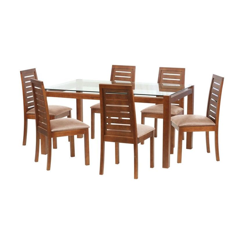 Juego De Comedor Barcelona 1600X1000 S/Tenerife Cuero Beige-0