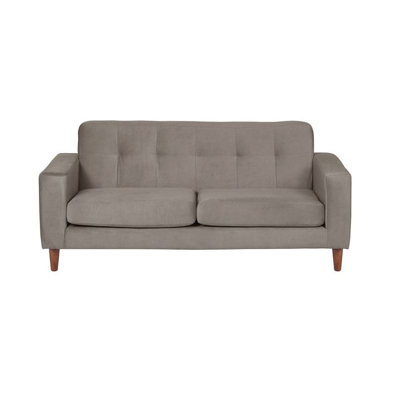 Sofa Salerno 2C Tela  Velvet  Gris-0