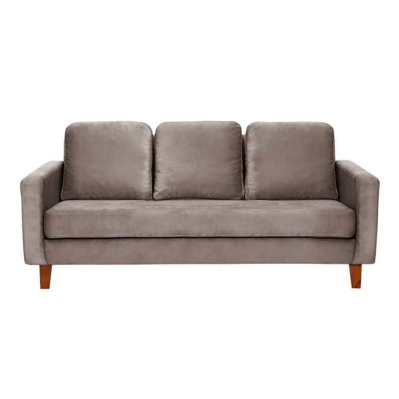 SOFA VENECIA 3C TELA VELVET GRIS-1