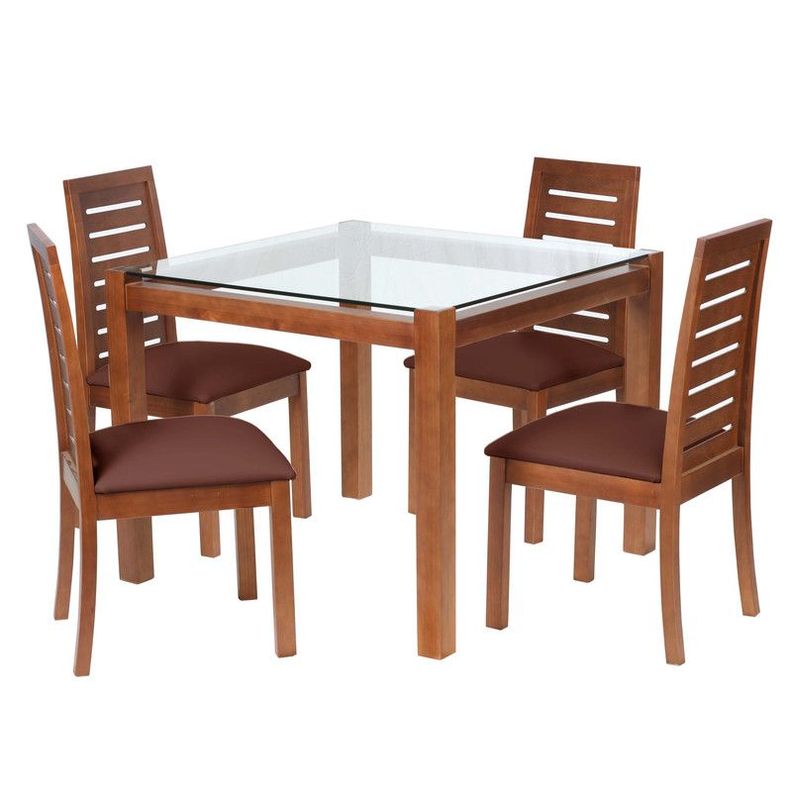 Juego De Comedor Barcelona 1000X1000 S/Tenerife Puchocolate-0