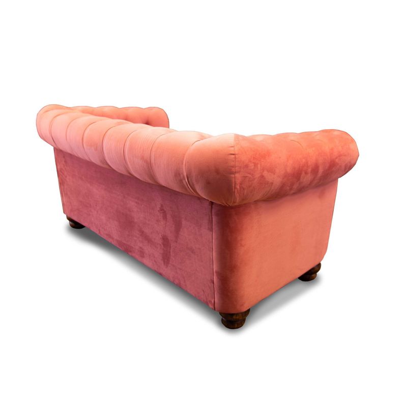 SOFA FLORENCIA 2C TELA VELVET PALO ROSA-2