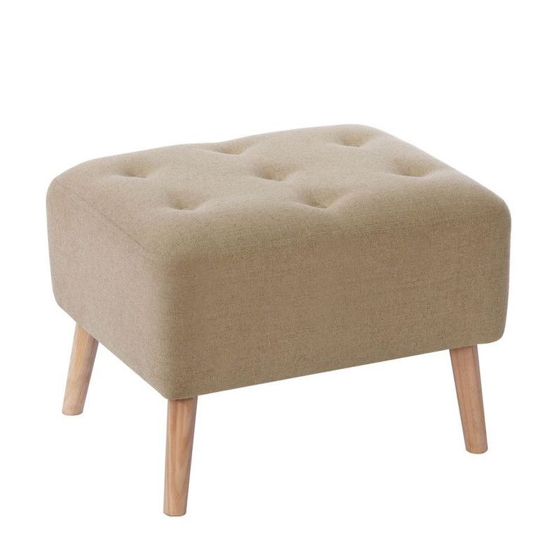 Pouf Lyon Lino Natural-0