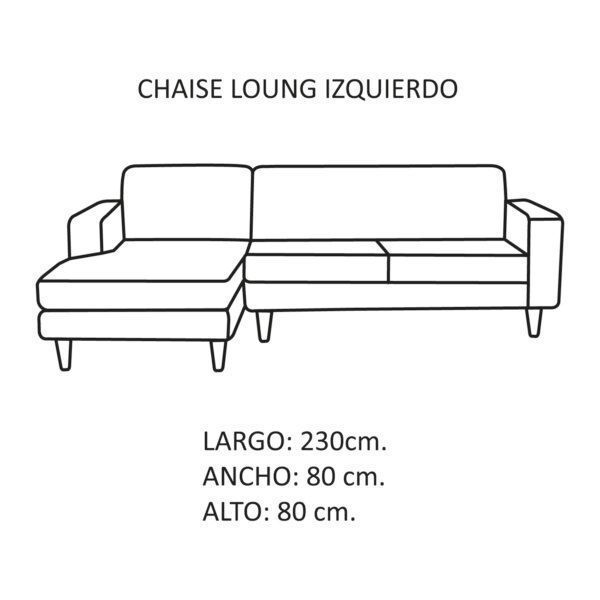 SOFA CHAISELONG IZQ SALERNO TELA  VELVET  NEGRO-3