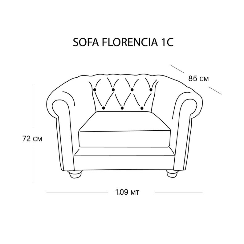 SOFA FLORENCIA 1C CUERO COLORADO BEIGE-3