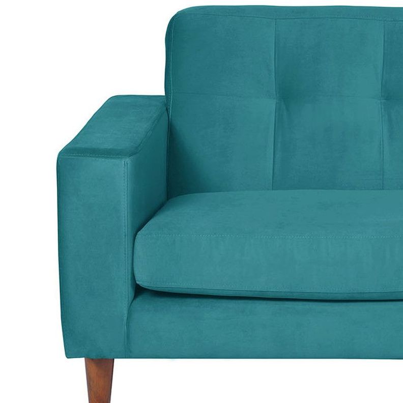 Sofa Chaiselong Der Salerno Tela  Velvet  Turquesa-2