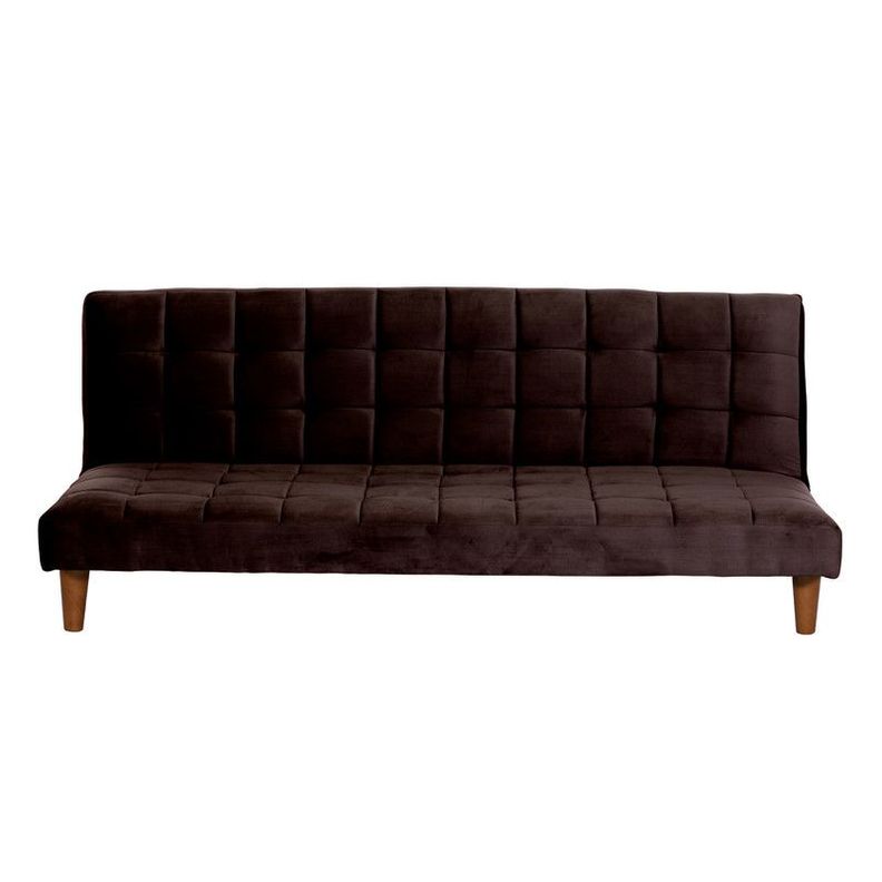 FUTON TURIN  TELA VELVET CHOCOLATE-0