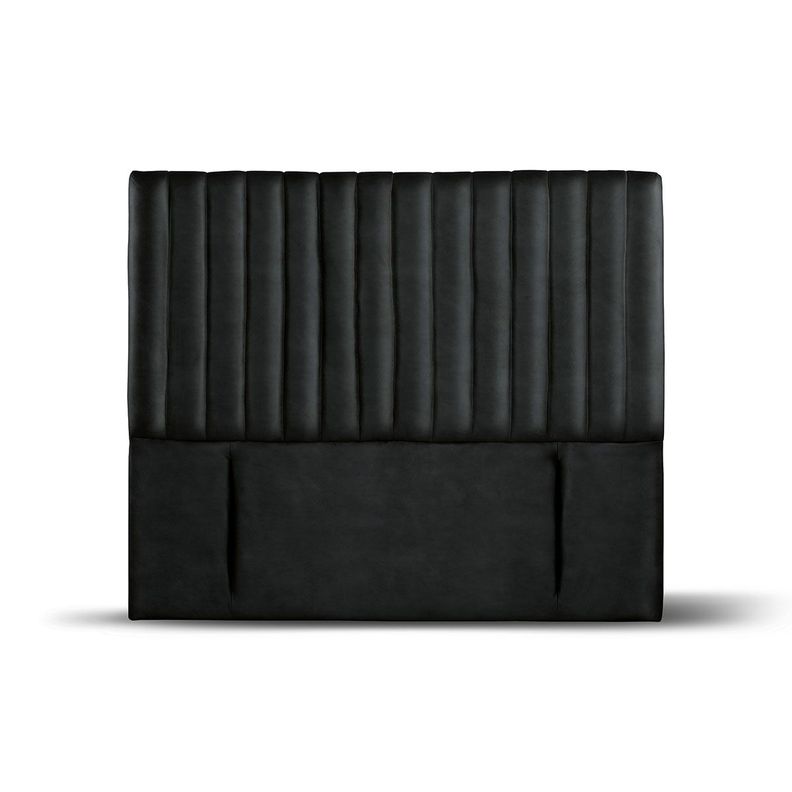 RESPALDO SORRENTO CUERO NEGRO 2 PZA
