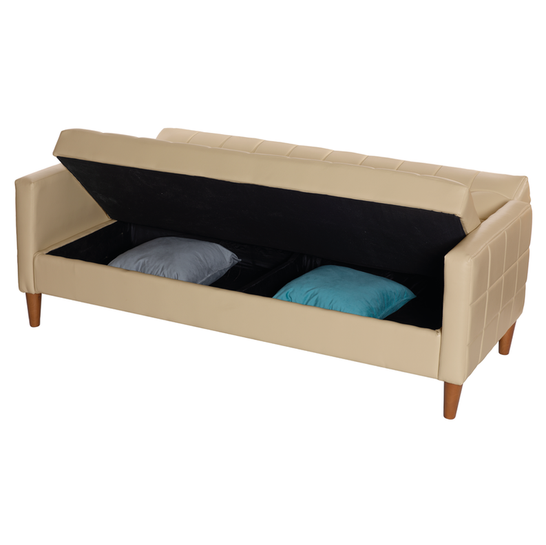 FUTON GENOVA  PU BEIGE-4