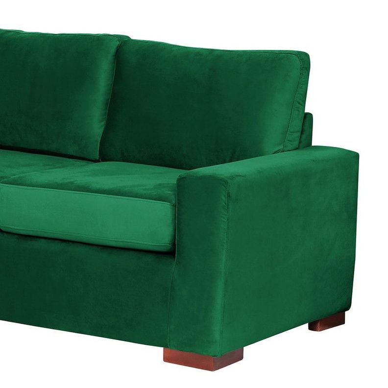 Sofa Cama Livorno 2Pl Tela Velvet Verde-3