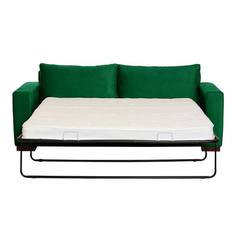 Sofa Cama Livorno 2Pl Tela Velvet Verde-2