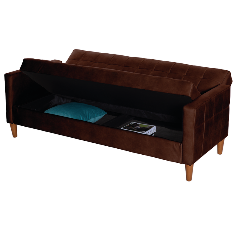 FUTON GENOVA  CUERO KENTUCKY CAFE MORO-4