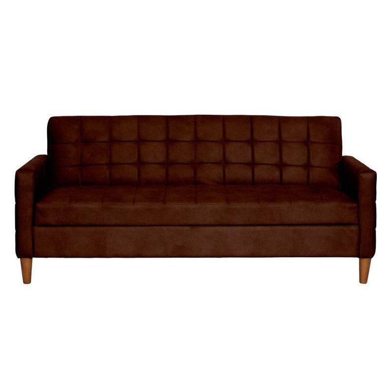 FUTON GENOVA  CUERO KENTUCKY CAFE MORO-0