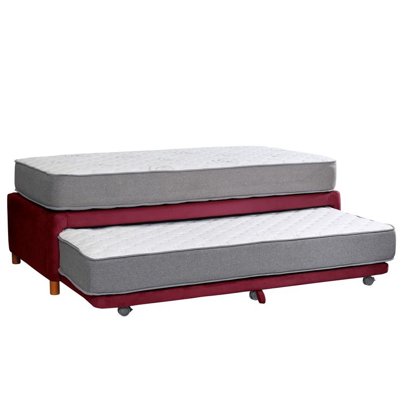 CAMA NIDO ZEN BEST TELA BURDEO 1 1/2 PZA-1