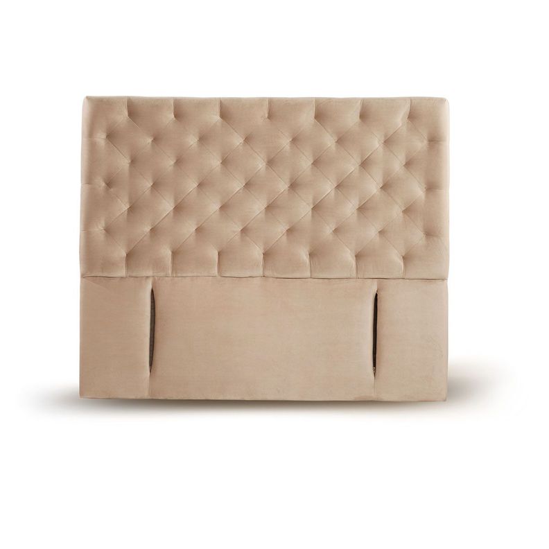 RESPALDO BRESCIA TELA BEIGE KING