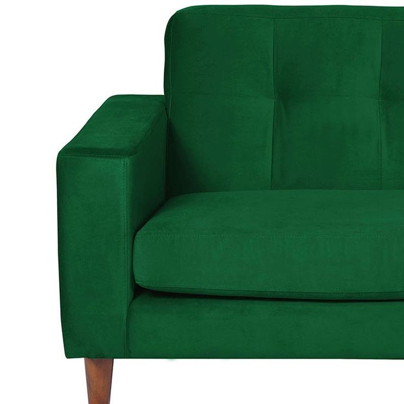 Sofa Chaiselong Der Salerno Tela  Velvet  Verde-2