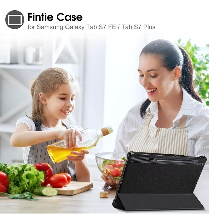 Carcasa Funda Elegante Para Samsung Tab S7 Fe De 12.4-7