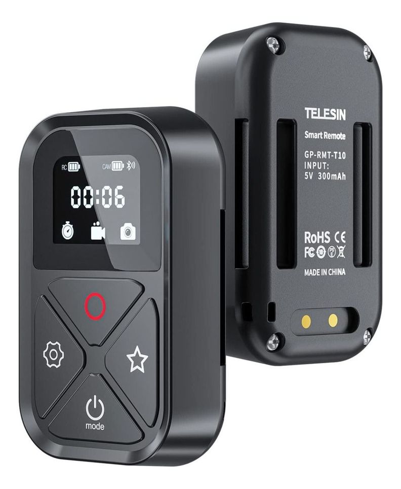 Control Remoto Smart Wifi Telesin Para Gopro 12 11 10 9 Max-0