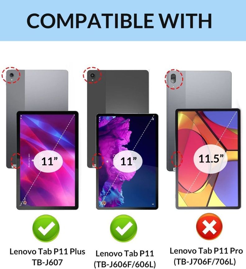 Carcasa Smart Cover Elegante Para Lenovo Tab P11 (tb-j606)-2