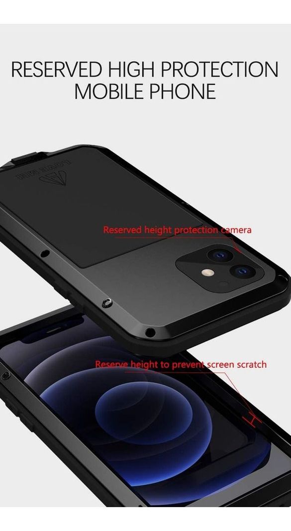 Carcasa Blindada Armadura Love Mei Para iPhone 12 Mini-3