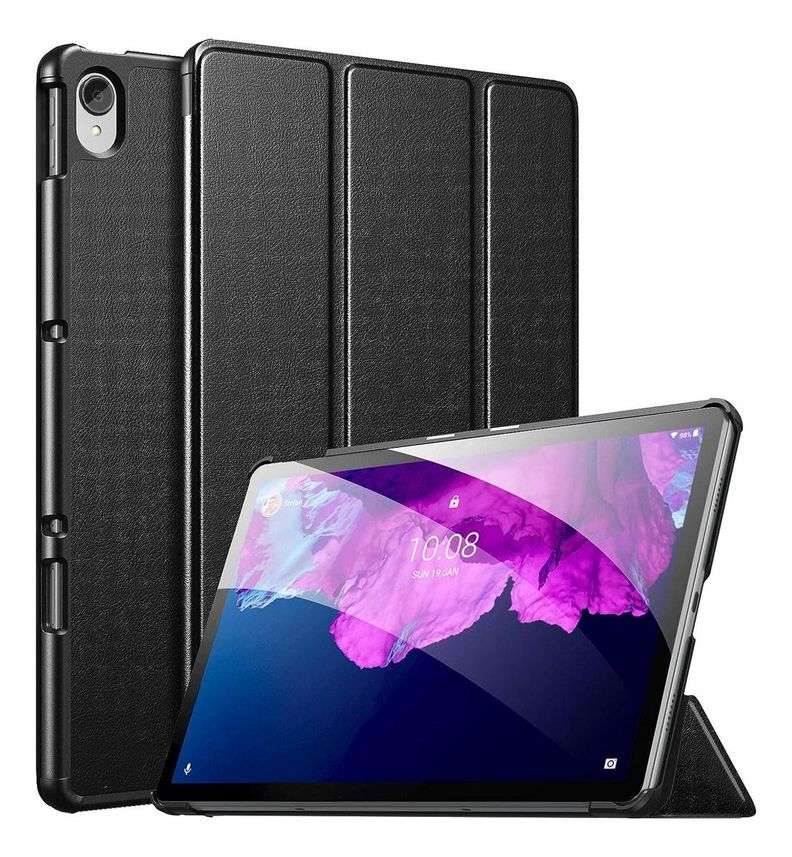 Carcasa Smart + Lámina Vidrio Para Lenovo Tab P11 (tb-j606)-0
