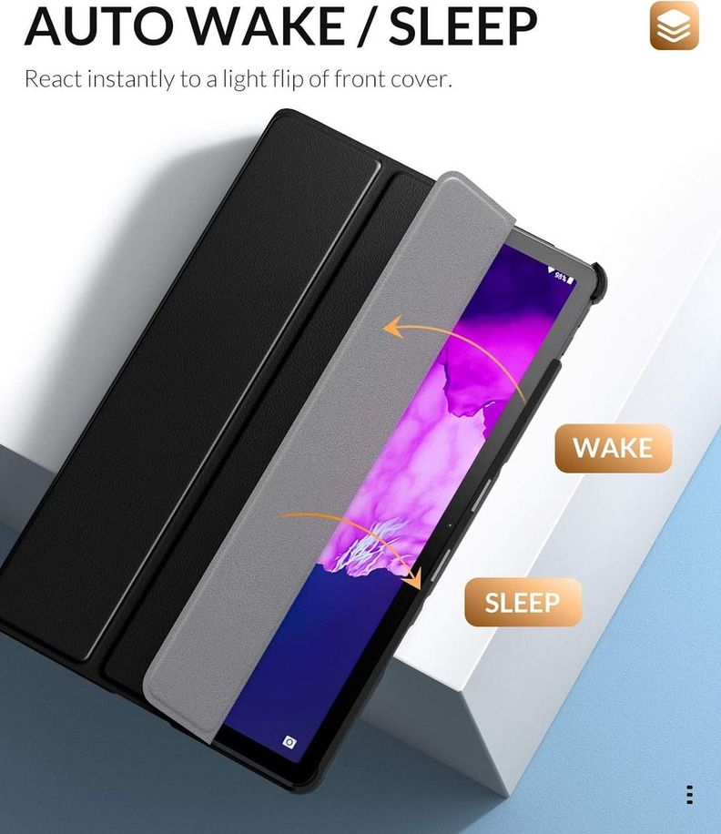 Carcasa Smart + Lámina Vidrio Para Lenovo Tab P11 (tb-j606)-4