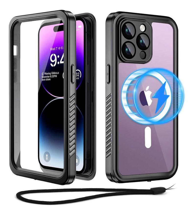 Carcasa 360 Sumergible Agua Outdoor Para iPhone 14 Pro Max-0