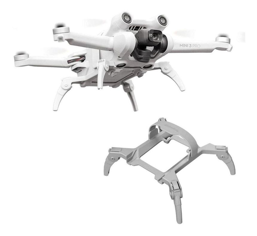 Tren De Aterrizaje Plegable Para Dron Dji Mini 3 Pro - Gris-0