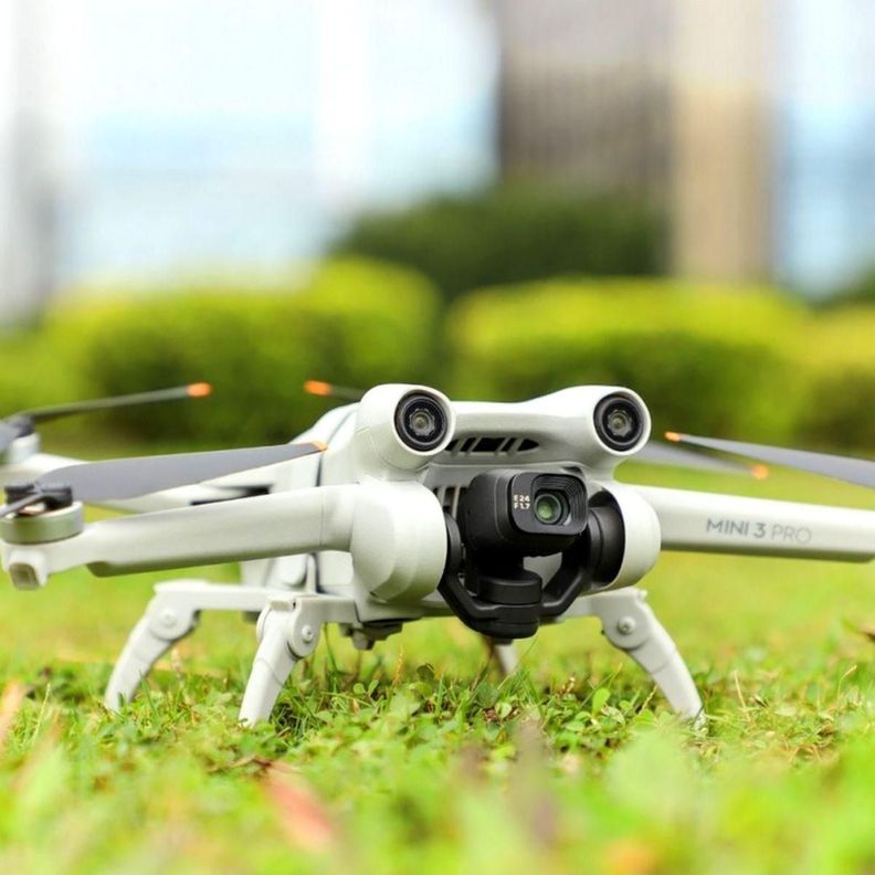 Tren De Aterrizaje Plegable Para Dron Dji Mini 3 Pro - Gris-1