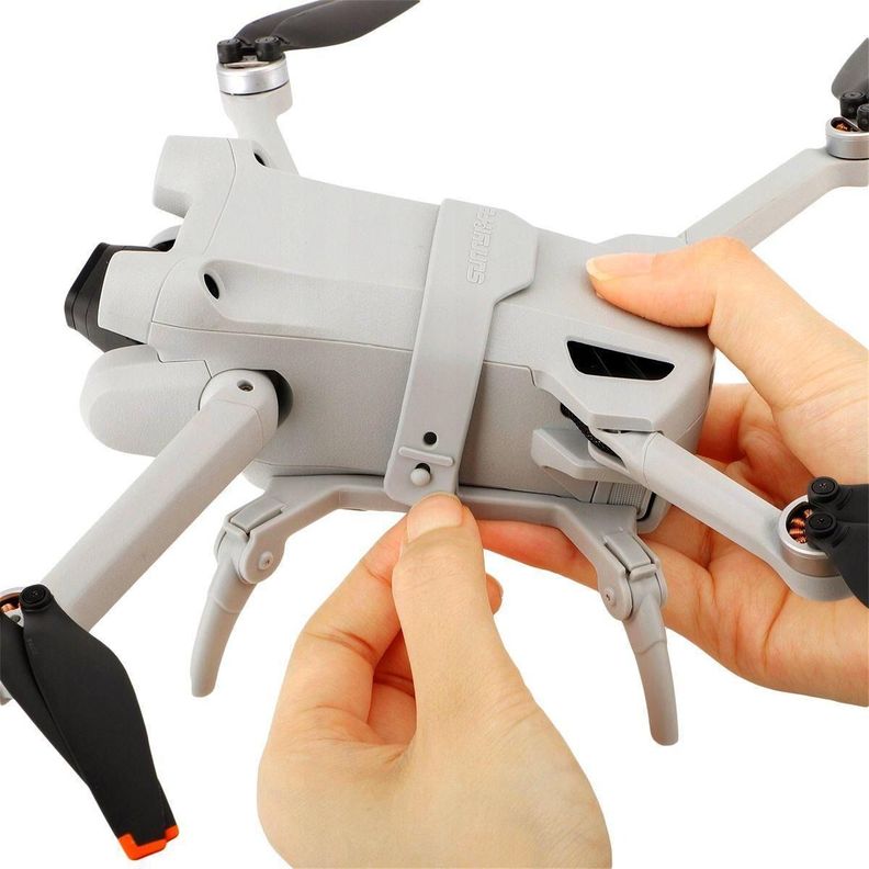 Tren De Aterrizaje Plegable Para Dron Dji Mini 3 Pro - Gris-3