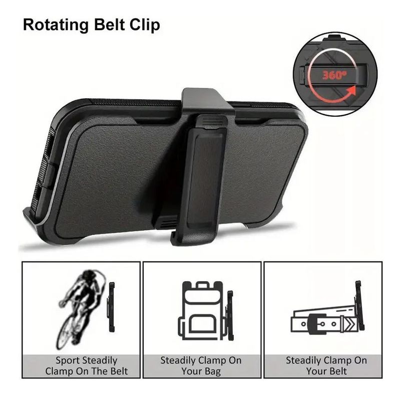 Carcasa Reforzada Antigolpes 360 Para iPhone 15 Normal-2