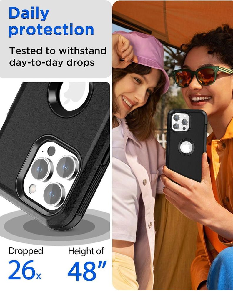 Carcasa Reforzada Antigolpes 360 Para iPhone 15 Normal-4