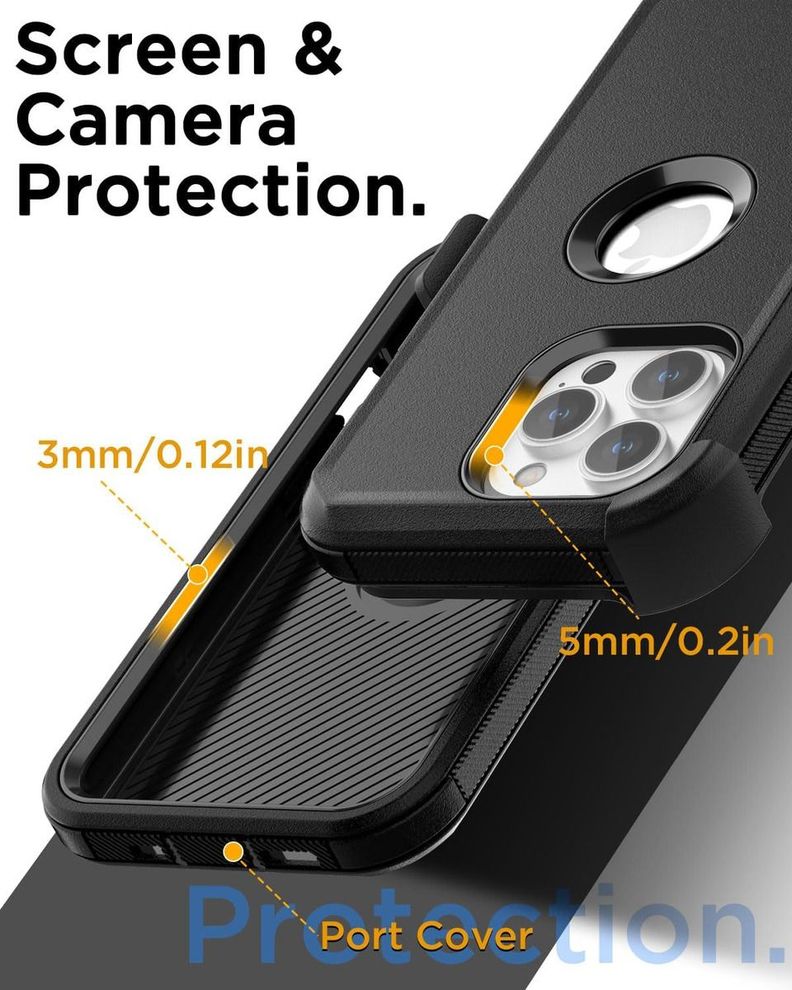 Carcasa Reforzada Antigolpes 360 Para iPhone 15 Normal-5