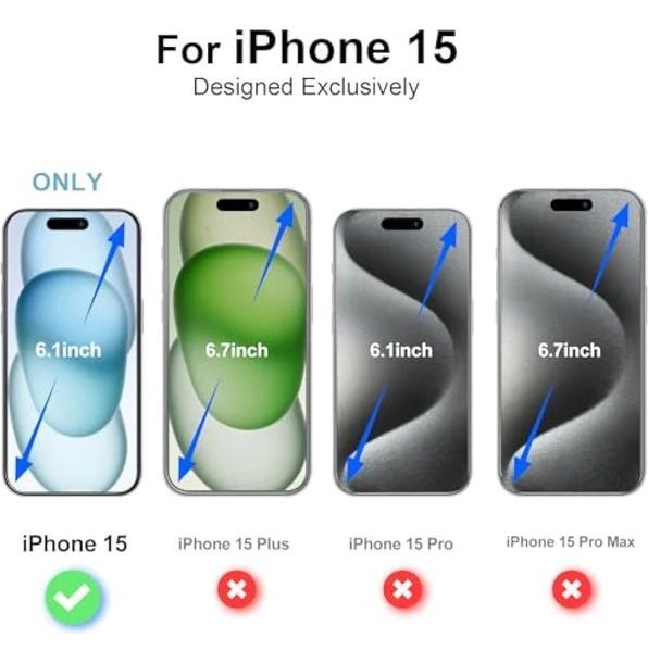 Carcasa Blindada Love Mei Armadura Para iPhone 15-1
