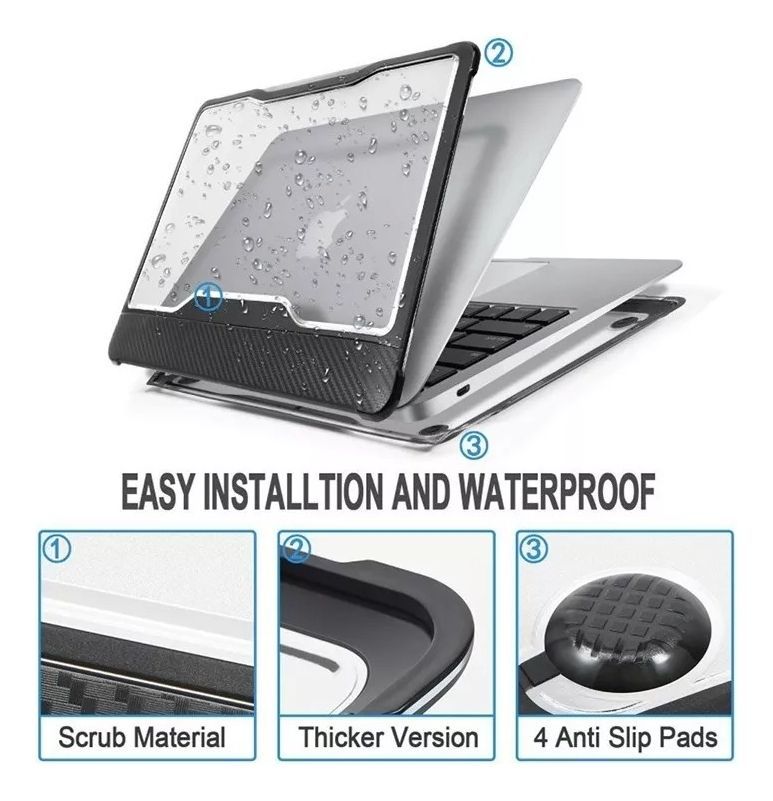Carcasa Antigolpes Reforzada Para Macbook Pro 13 A2338 M1-1