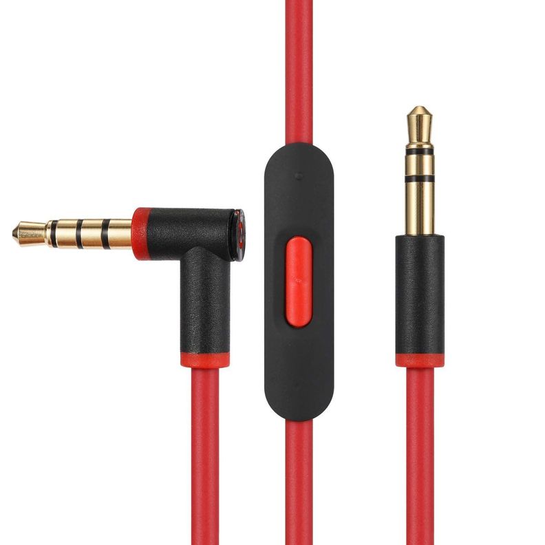 Cable Repuesto Auxiliar Con Microfono Para Audifonos Beats-0