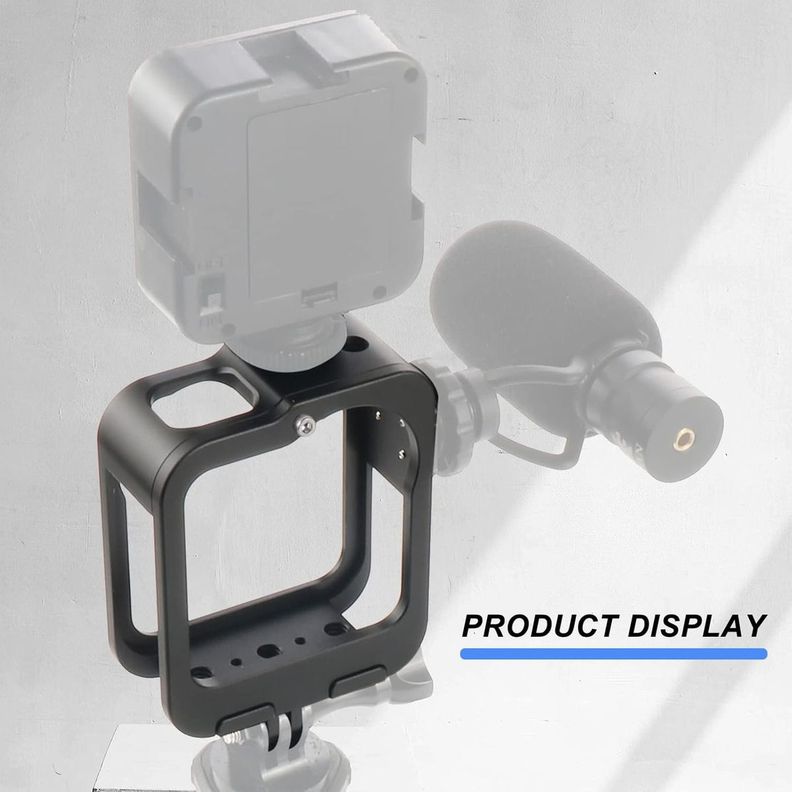 Carcasa Protectora Con Zapata Aluminio Para Gopro Max-2
