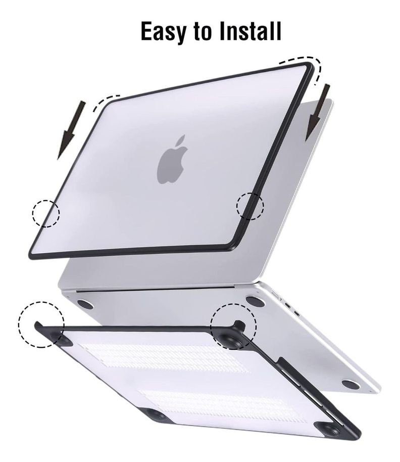 Carcasa Transparente + Cubreteclad Para Macbook Air 15,3 M3-5
