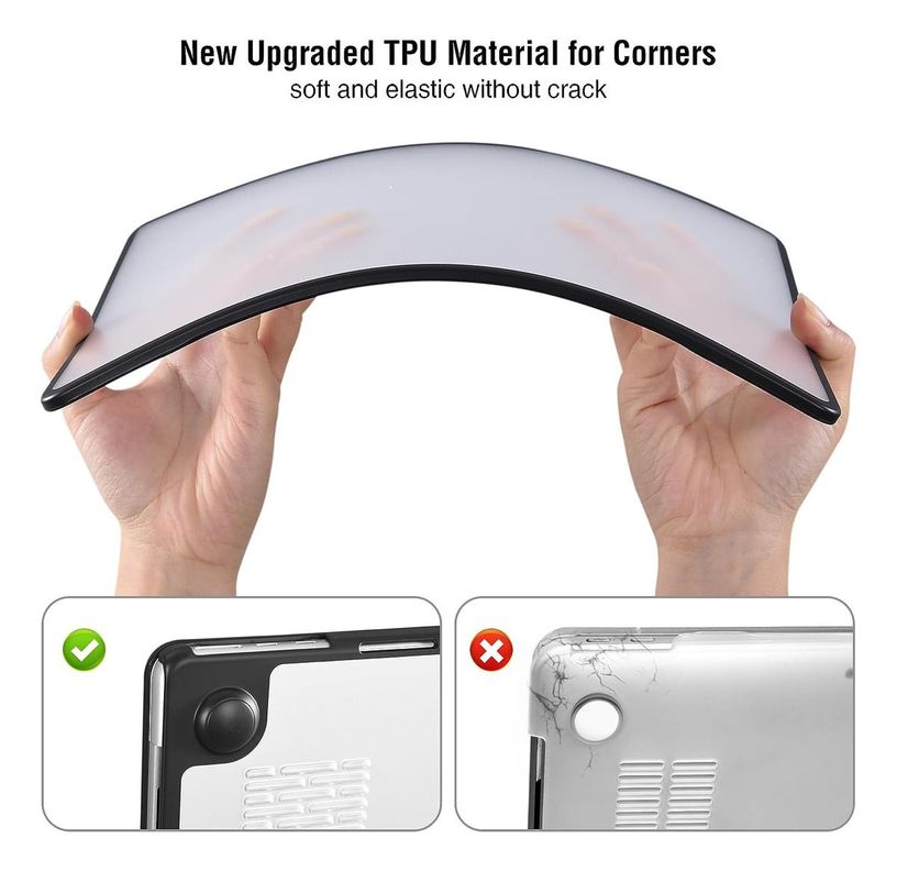 Carcasa Transparente + Cubreteclad Para Macbook Air 15,3 M3-6
