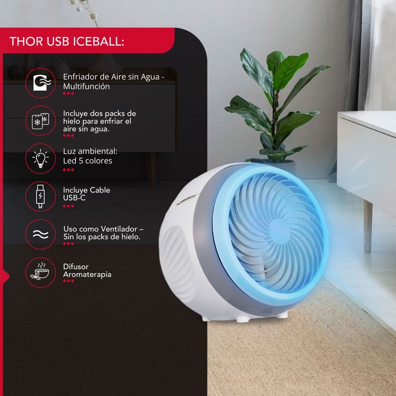 Enfriador Portátil Thorben Thor Usb Iceball -1