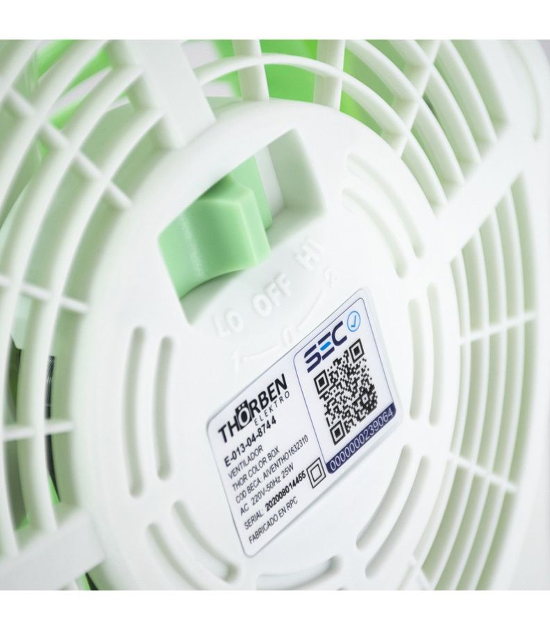 Ventilador Thor Color Box Fan Verde-2