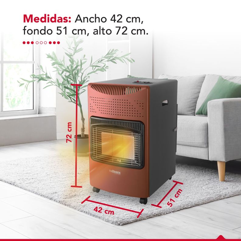 Estufa Gas 15L Thor GL 15K Gold Rose-3