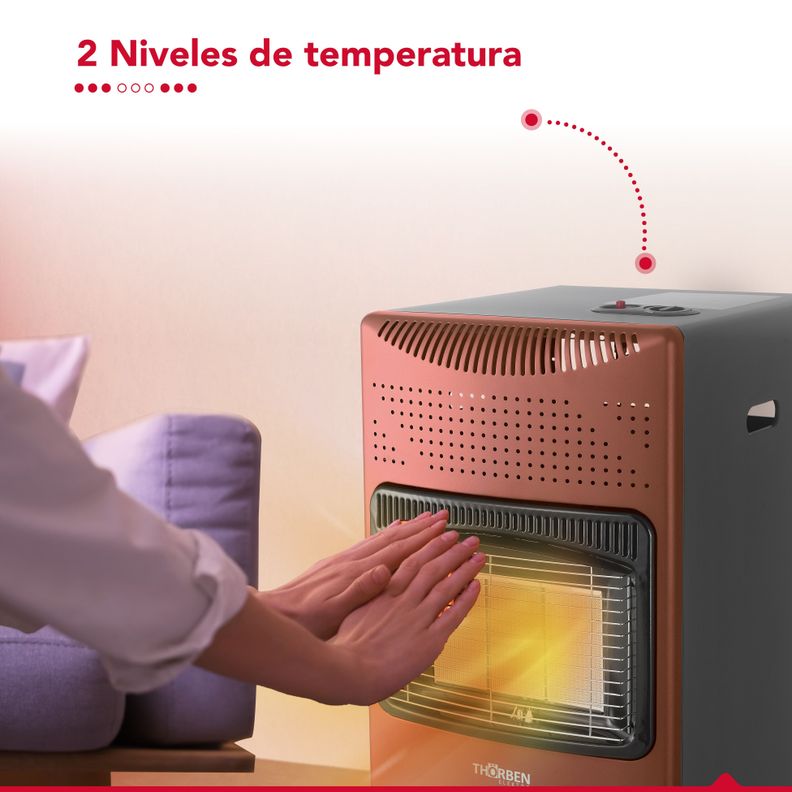 Estufa Gas 15L Thor GL 15K Gold Rose-4