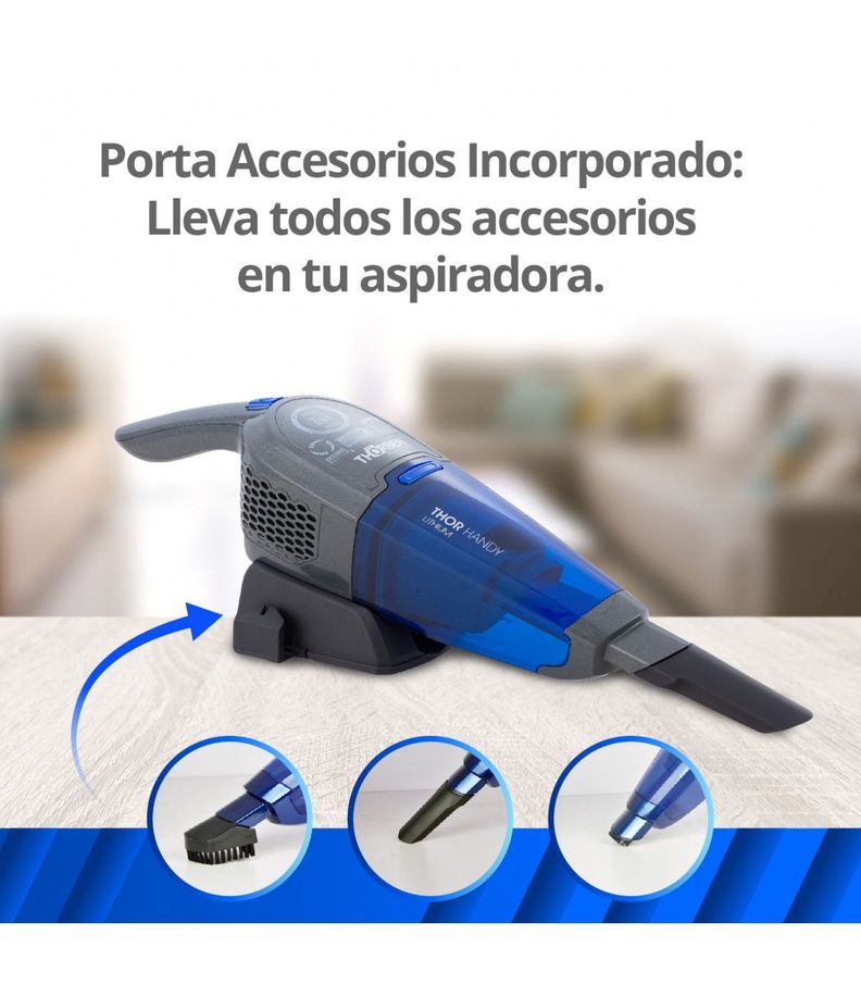 Aspiradora manual inalambrica Thor Handy Lithium 12.8V-6