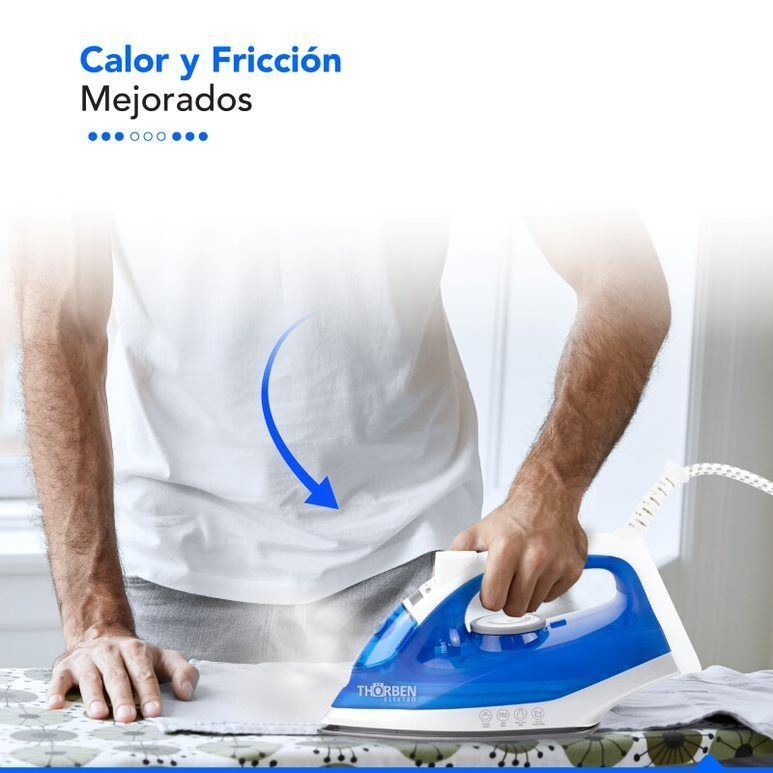 Plancha a Vapor 1100W Thor Steam Glide-3