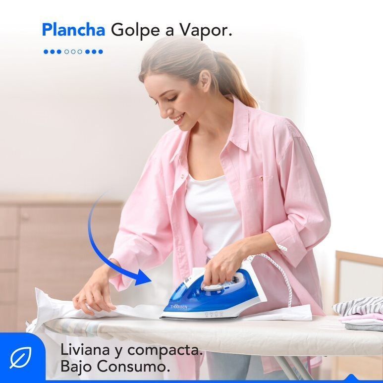Plancha a Vapor 1100W Thor Steam Glide-6
